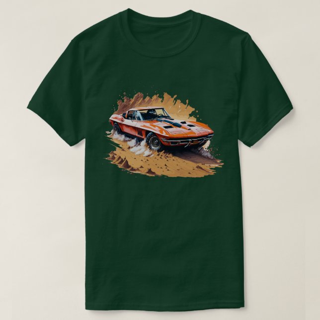 Camiseta 1967 Chevrolet Corvette 1 (Frente do Design)