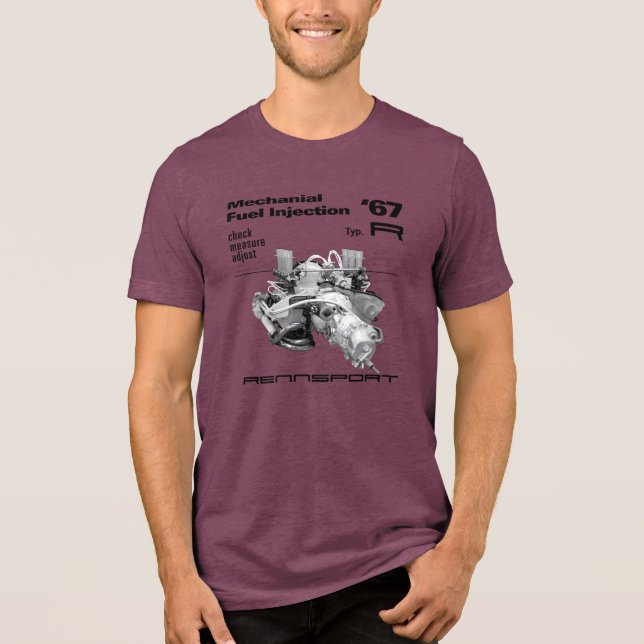 Camiseta 1967 TYP R 2,0L Verificar, Medir, Ajustar (Frente)