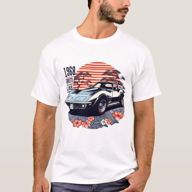 Camiseta 1968 Corvette Stingray L88 (Frente)