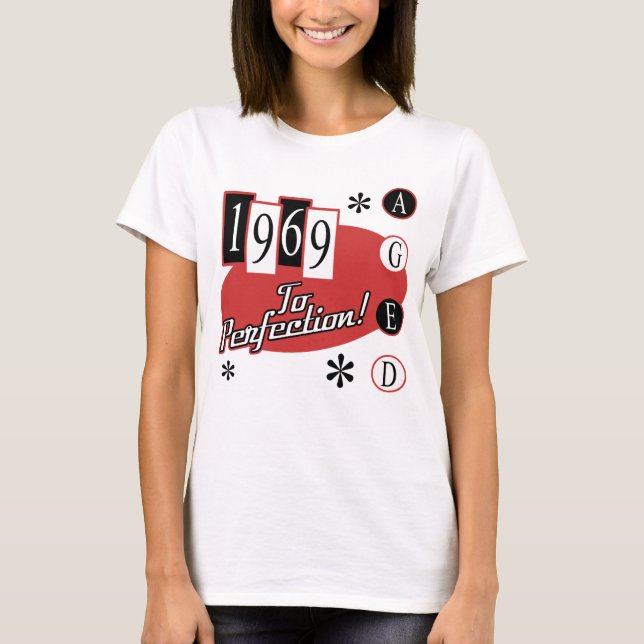 Camiseta 1969 50º aniversário do século médio (Frente)