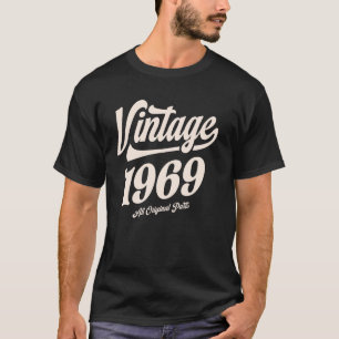 Camiseta 1969 55º Aniversário Oferece Homens de 55 Anos