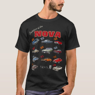 Camiseta 1969 72 63 64 65 66 67 68 70 71 73 74 Chevys Nova