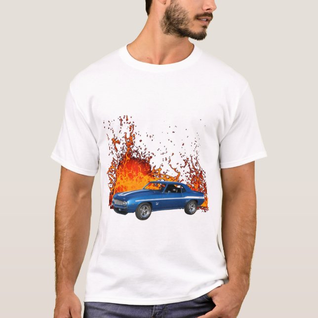 Camiseta 1969 Chevy Yenko Camaro (Frente)