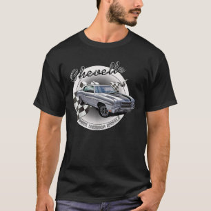 Camiseta 1970 70 Chevelle SS Cortez Silver Trending Chevys