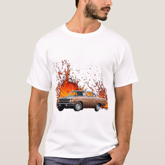 Camiseta 1970 Plymouth Road Runner RR (Frente)