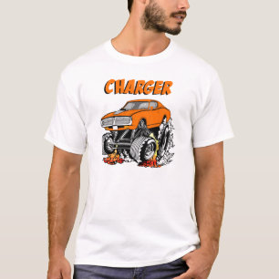 Camiseta 1971 1972 Charger Cartoon Hot Rod