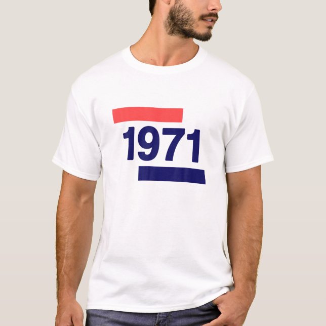 Camiseta 1971, 50º Aniversário (Frente)