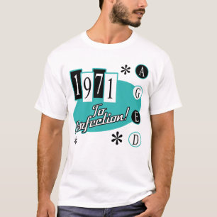 Camiseta 1971 50º Meio século de aniversário Moderno