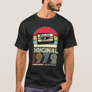 Camiseta 1972 Vintage 50º Aniversário Retro Limited Edition