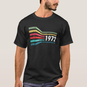 Camiseta 1972 Vintage Bday 50º Aniversário - Comemoração Re