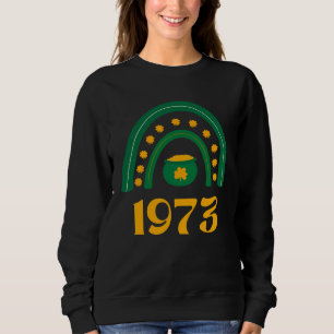 Camiseta 1973 Escolha a Favor do Dia de São Patrício Trevo 
