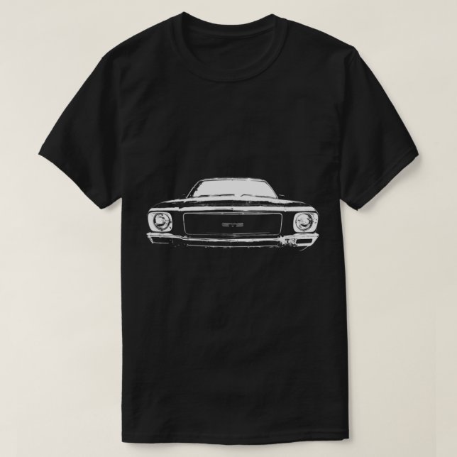 Camiseta 1973 Holden Monaro. (Frente do Design)