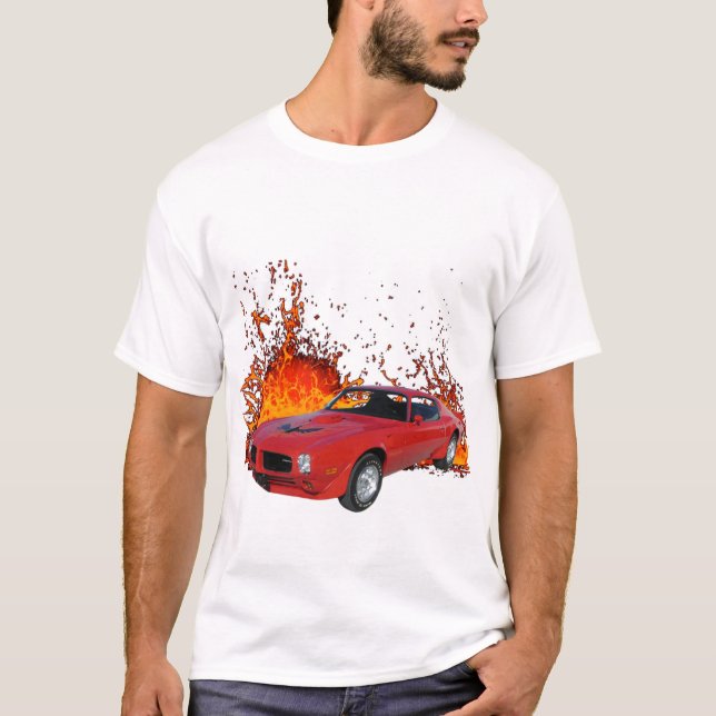 Camiseta 1973 Pontiac Firebird Trans AM (Frente)