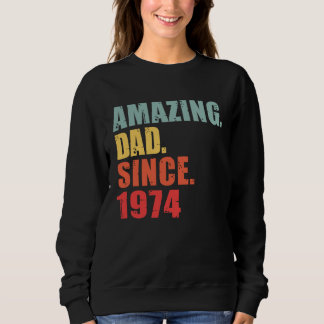 Camiseta 1974 Amazing Dad Since 1974