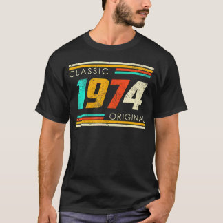 Camiseta 1974 Feita Em 1974 Com 50 Anos De Idade