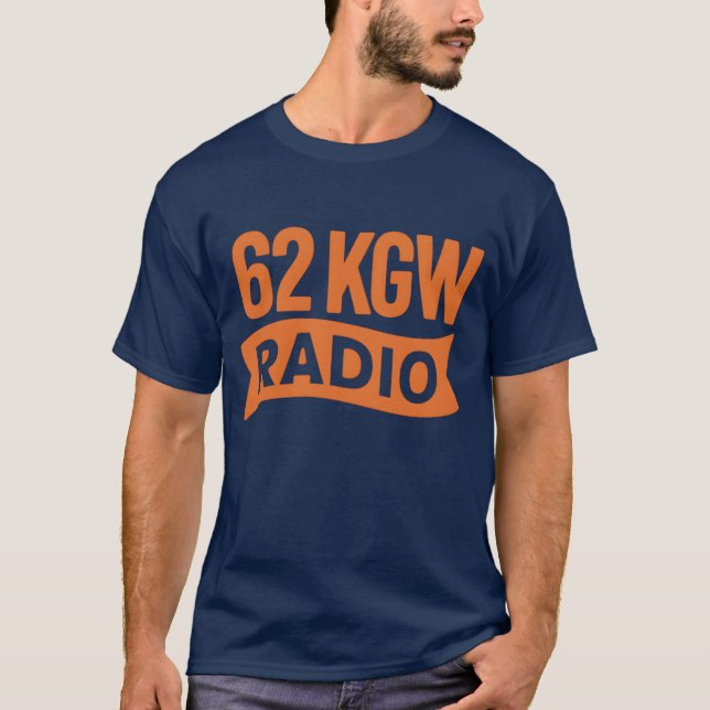 Camiseta 1975 - 62 KGW Radio (Frente)