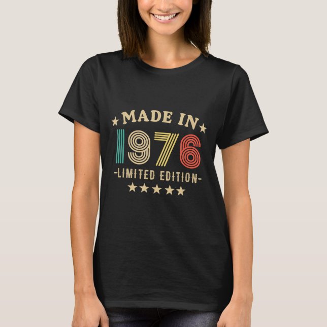 Camiseta 1976 50th Birthday,50th 2026 For Him, Dad,father's (Frente)