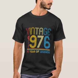 Camiseta 1976. Vintage 1976 Aniversário Oferta De Nascer De
