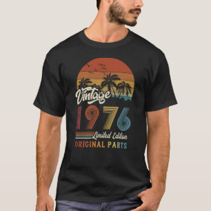 Camiseta 1976 Vintage Limited Edition Partes originais