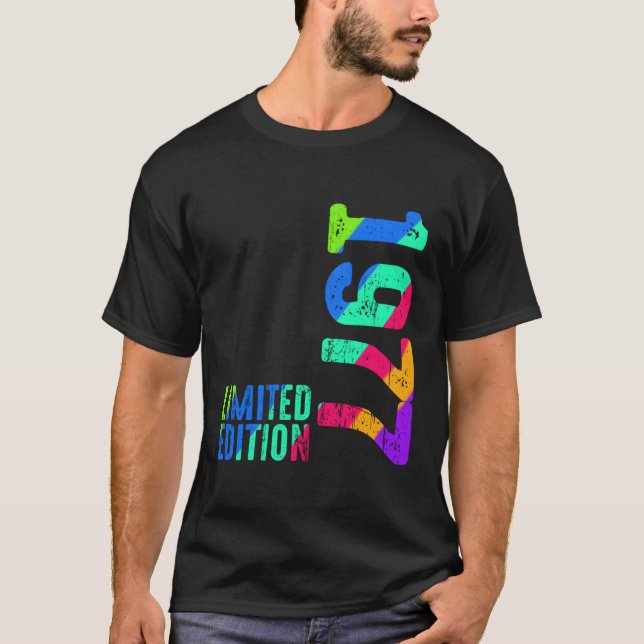 Camiseta 1977 1977 Ano 1977 1977 Desde 1977 (Frente)