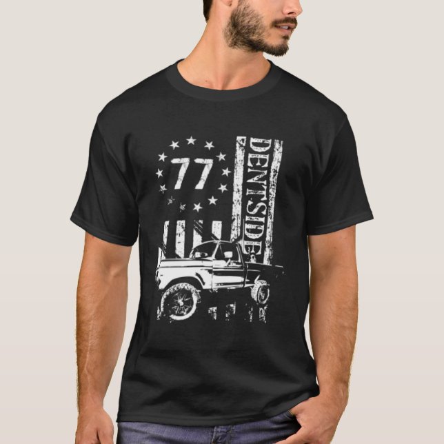 Camiseta 1977 Dentside Classic Truck Dentside Squarebody tr (Frente)