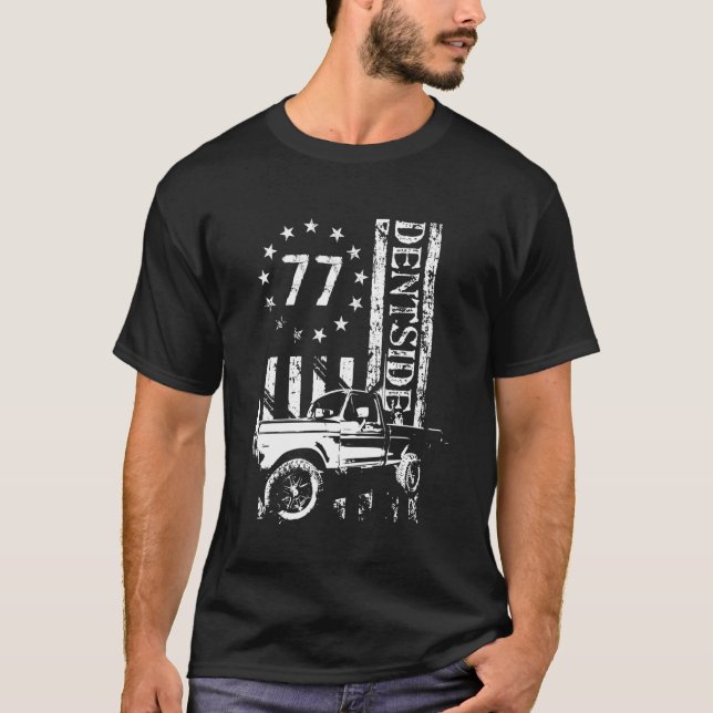 Camiseta 1977 Dentside Classic Truck Dentside Squarebody tr (Frente)