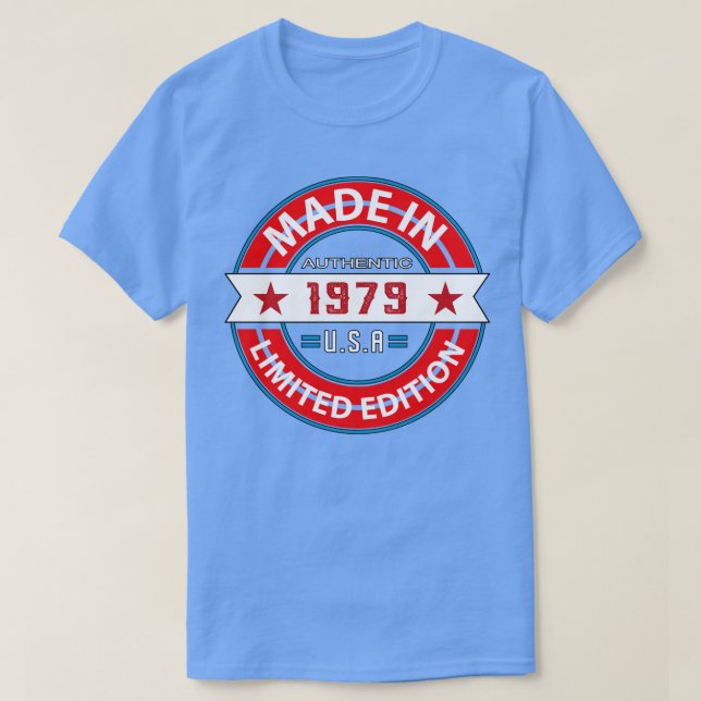 Camiseta 1979 44 anos (Frente do Design)