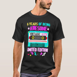 Camiseta 1980, Aniversário Da 6, 6 Anos De Ser Incrível 20