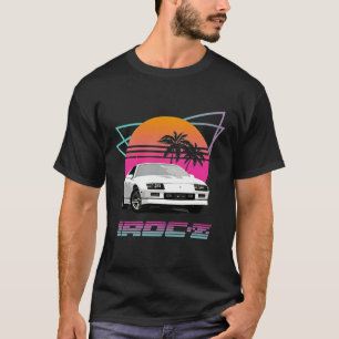Camiseta 1980 Retro Wave Chevy Camaro Iroc Z