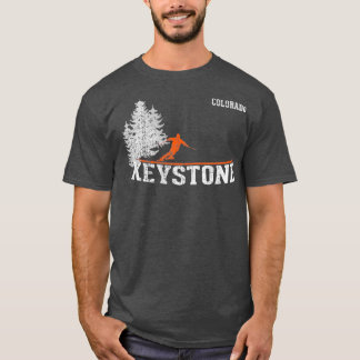 Camiseta 1980s Style Keystone CO Vintage Skiing