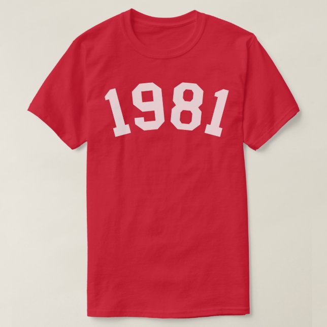 CAMISETA 1981 9 (Frente do Design)