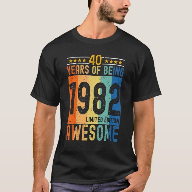 Camiseta 1982 40 Anos De Incrível (Frente)