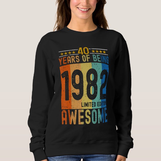 Camiseta 1982 40 Anos De Incrível (Frente)
