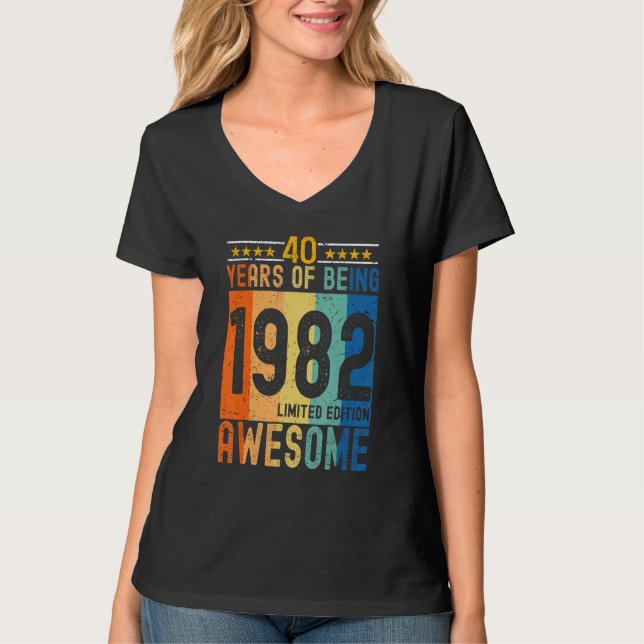 Camiseta 1982 40 Anos De Incrível (Frente)