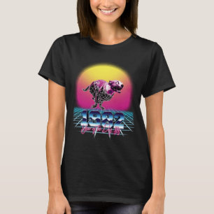 Camiseta 1982 Ano Novo do Cachorro Chinês Zodiac Bir