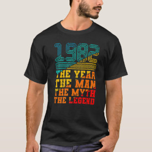 Camiseta 1982 O ano Um homem de aniversário de 40 anos