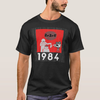 Camiseta 1984 2+2=5 George Orwell Book Inspirou Dystopian B