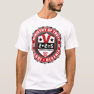 Camiseta 1984 A Verdade Distópica Pensa o Grande Irmão Polí