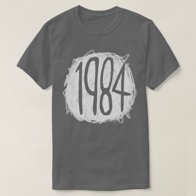 Camiseta 1984 Ano de Aniversário ou Orwell 1984 (Frente do Design)