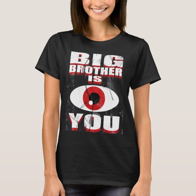 Camiseta 1984 Big Brother está Observando Você (Fe (Frente)
