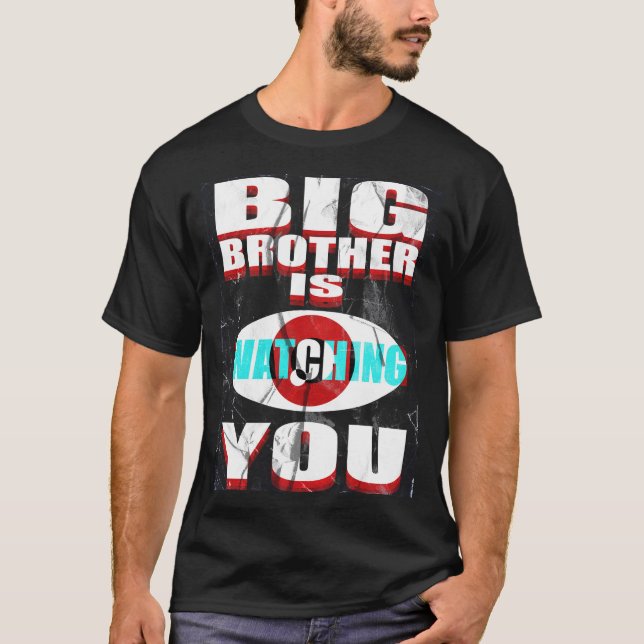 Camiseta 1984 Big Brother is Watching You Shirt ( Men's ) (Frente)