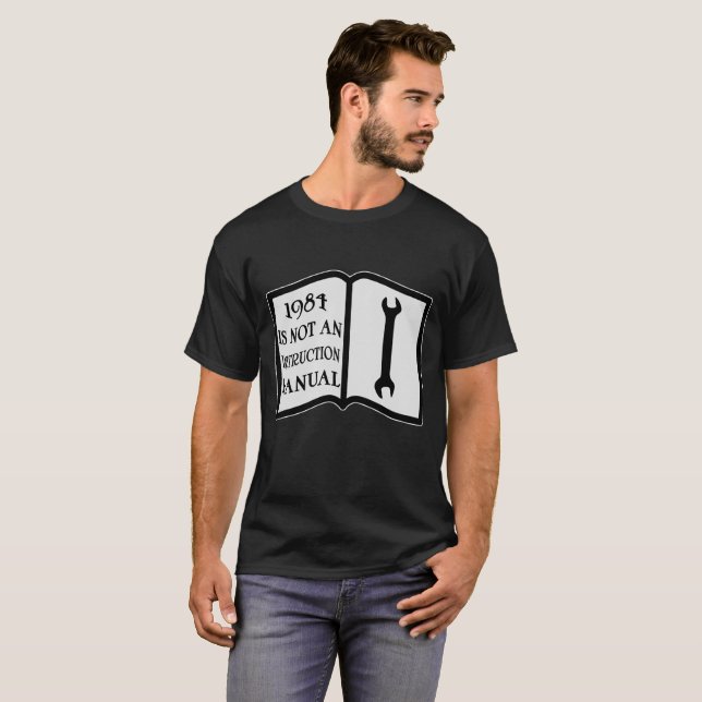 Camiseta 1984 não são um Tshirt da instrução (Frente Completa)