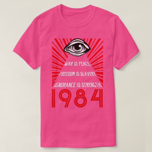 Camiseta 1984 Orwell (Frente do Design)