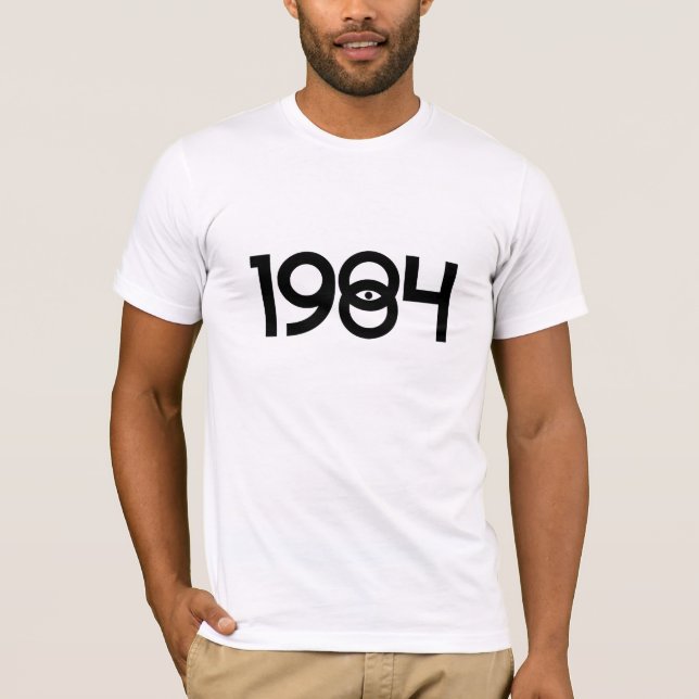 Camiseta 1984 que olham o (Frente)