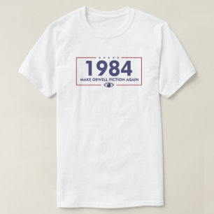 Camiseta 1984 Torna a Ficção Orwell Novamente Distopia