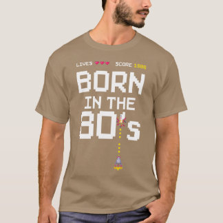 Camiseta 1986 Aniversário Retro Gamer Piel Nascido nos anos