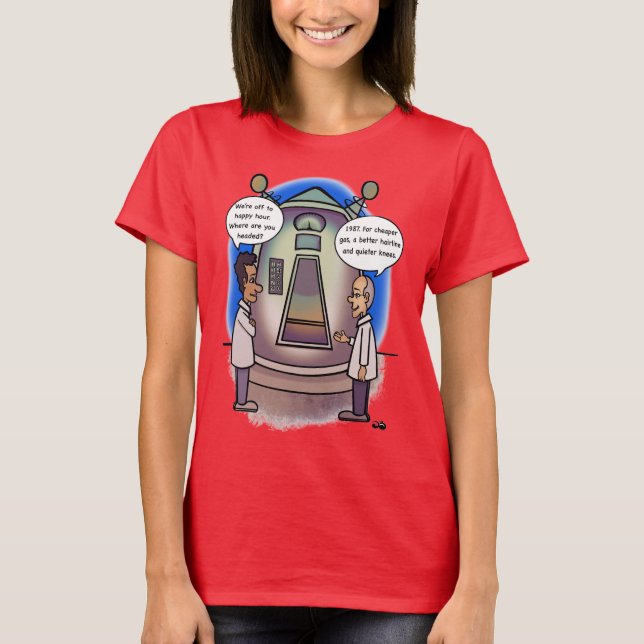 Camiseta 1987 Retornando o Vermelho feminino (Frente)