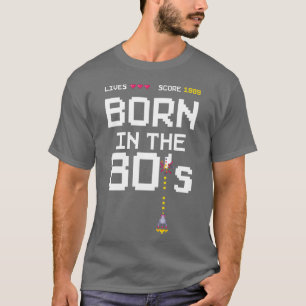 Camiseta 1989 Aniversário Gamer Retro Piel Nasceu nos anos