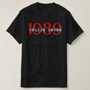 Camiseta 1989 Delije Sever Vermelho Branco