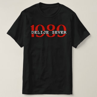Camiseta 1989 Delije Sever Vermelho Branco